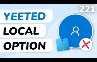 Evading Windows’ New Online Account Requirement