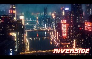 Riverside *  Ethereal Cyberpunk  Ambient Music for Relaxation and Focus