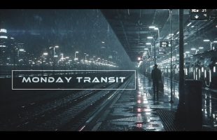 Monday Transit 🔺 Cyberpunk Ambient for Leaving the Day Behind