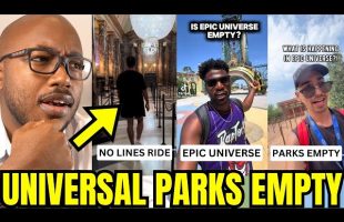 Universal Parks Are EMPTY As Tourism PLUMMETS In America