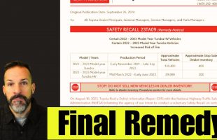 22′-23′ Toyota Tundra Fuel Line Recall – Final Remedy Released!