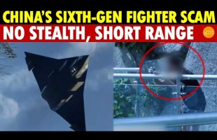 China’s Sixth-Gen Fighter Scam Exposed: No Stealth, Short Range, Insufficient Engine Power
