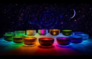 Rejuvenating Sound Bath – Deep Sleep Music, Singing Bowl Meditation, Binaural Beats, Fractal Zoom