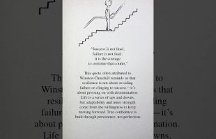 #63 Cookie – “Success is not final, failure is not fatal: it is the courage to continue that counts”