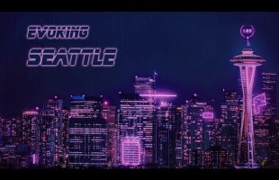 Relaxing  City Night Rain  Ambient Music