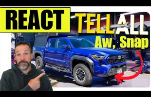 Toyota will RE-PROGRAM the 2024 Tacoma to prevent future front differential failures. TFL React.