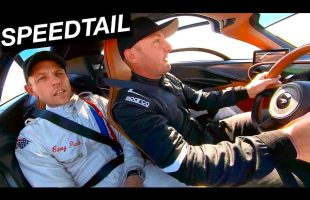 McLaren Speedtail with LeMans winner Joey Hand VS Porsche 356 on Race Track
