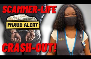 Wal-Mart Scammer Crash Out! Fraud Life Fail