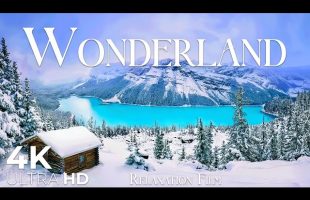 Wonderland 4K • Calm Winter with Deep Relaxing Music | Relaxation Film