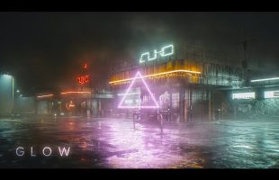 GLOW: A Cyberpunk Ambient Song For Liminal Places & Rainy Nights [Moody 8D Audio]