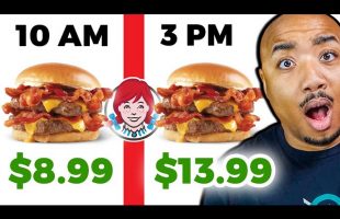 Fast Food Prices Skyrocket (Dynamic Menu Prices)
