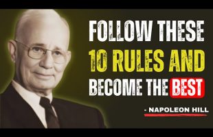 YOU ARE THE BEST, NO ONE IS BETTER THAN YOU | The Most Powerful Speech – Napoleon Hill