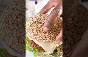 Vegan BBQ Caesar Burger