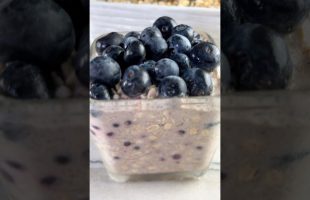 Vegan Blueberry Overnight Oats Refined Sugar-Free!