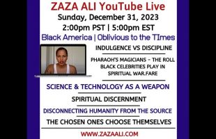 Black America | Oblivious to the Times |  ZaZa Ali LIVE