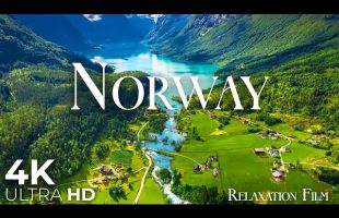 Norway 4K • Scenic Relaxation Film with Peaceful Relaxing Music and Nature Video Ultra HD