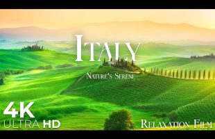 Italy 4K • Peaceful Horizons with Deep Relaxing Music | Relaxation Film