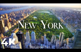 New York 4K • Horizon View with Focus Music | Relaxation Film
