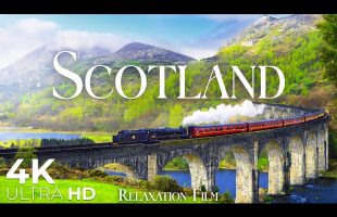 Scotland 4K • Calm Horizon View with Peaceful Music | Relaxation Film