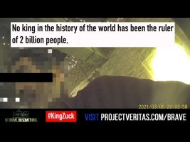 Facebook Exec/Unwitting Whistleblower on Undercover Camera: Gov’t Should Break Facebook up: 3-15-21