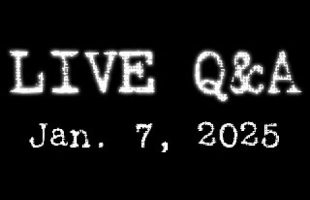 SCHEDULED LIVE Q&A