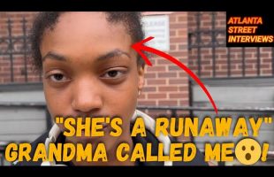 UPDATE, young runaway’s GRANDMA saw the interview and called me! still not home