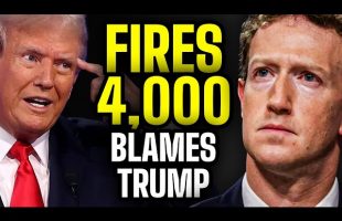 Facebook LAYS OFF 4,000 Employees (Blames Trump)