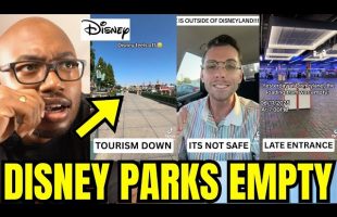 Disney Parks Are EMPTY As Tourism PLUMMETS In America