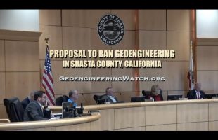 Proposal To Ban Geoengineering In Shasta County, California, 90 Second Alert