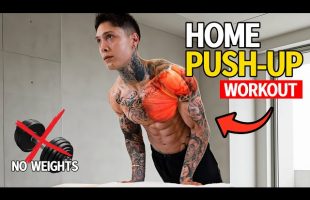 PUSH-UPS ONLY CHEST WORKOUT | NO EQUIPMENT NEEDED