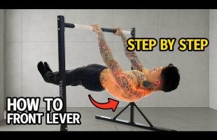 HOW TO FRONT LEVER | ANYONE CAN DO IT!