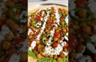 Try This Vegan High-Protein Taco Pizza!!