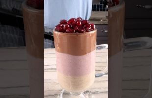 Vegan 3 Layered Protein Pudding!! Refined Sugar Free
