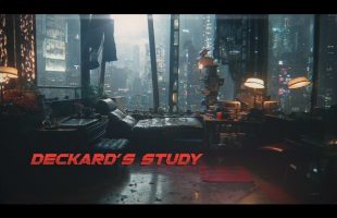 Deckard’s Study – A Cyberpunk Ambient Retreat For The Weary Blade Runner