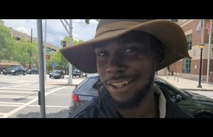 24, 2 parent house, Nigerian, soccer in Europe, settld in Houston, got depressed, left, now homeless