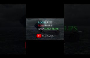 Loose lips sink ships and data slips