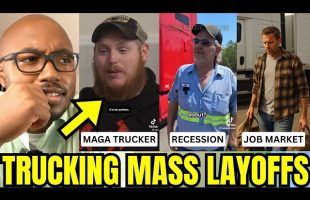 MAGA Trucker Get Laid Off After Trump Tariffs DESTROY Trucking Industry