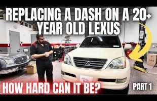 Replacing a Dash on a 20+ Year Old Lexus! How Hard Can It Be? Part 1
