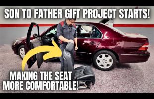 Son To Father Gift Project Starts! Making The Lexus Seat More Comfortable