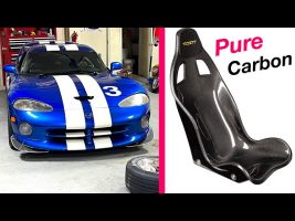 Carbon Fiber Seats- We find 8 Years of GARBAGE hidden in Casey’s Viper!