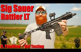 Socom’s New PDW: The Sig Rattler LT 300 BLK First Shots & Ballistics Gel Test Ft. PewView