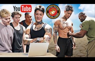 Youtubers VS Marines | If You Laugh You Lose