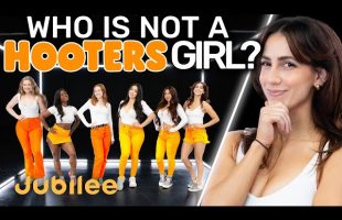 6 Hooters Girls vs 1 Fake