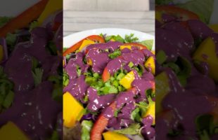 The Perfect Oil-Free Blueberry Vinaigrette!!