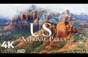 US National Parks 4K • Relaxation Film with Peaceful Music | Nature 4K Ultra HD