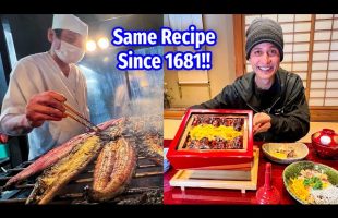 300 Year EEL Restaurant!! JAPANESE FOOD – Secret Recipe in Yanagawa, Japan!