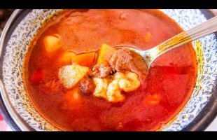 Hungarian Food!! 🇭🇺 AMAZING GOULASH + Top Attractions in Budapest, Hungary!