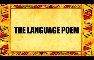 The Language Poem by Obi Egbuna Jr.