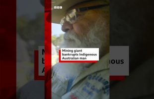 Mining giant bankrupts Indigenous Australian man. #Queensland #Australia #BBCNews
