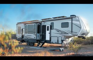 Living Full Time in a Spacious Toy Hauler RV